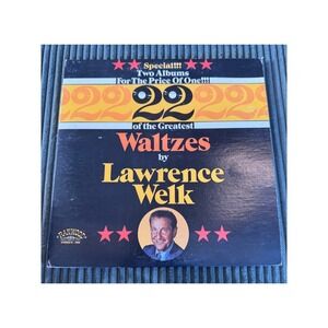 Lawrence Welk 22 of the Greatest Waltzes 2 LP Vinyl Record Ranwood R-7004 1977